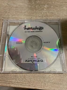 Lemmings (PC CD-ROM, 1993) - Vintage Classic PC Game Disk Only